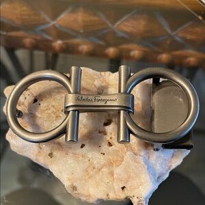 Salvatore Ferragamo Men's Metallic Belt Buckle